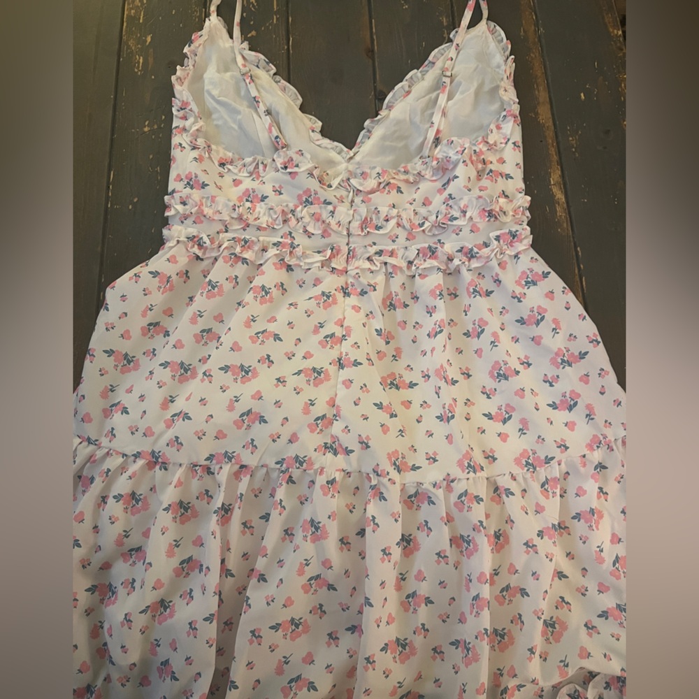 Tiger Mist Floral Ruffle Mini Dress